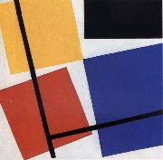 Theo van Doesburg Simultaneous Counter Composition oil painting artist